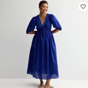 Blue Cottagecore romantic fairycore soft girl feminine Farmers Market dress